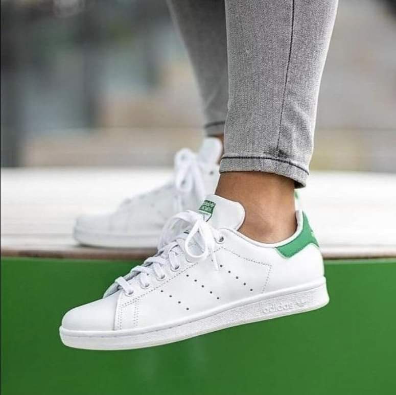 Sapato Stan Smith Branco e Verde